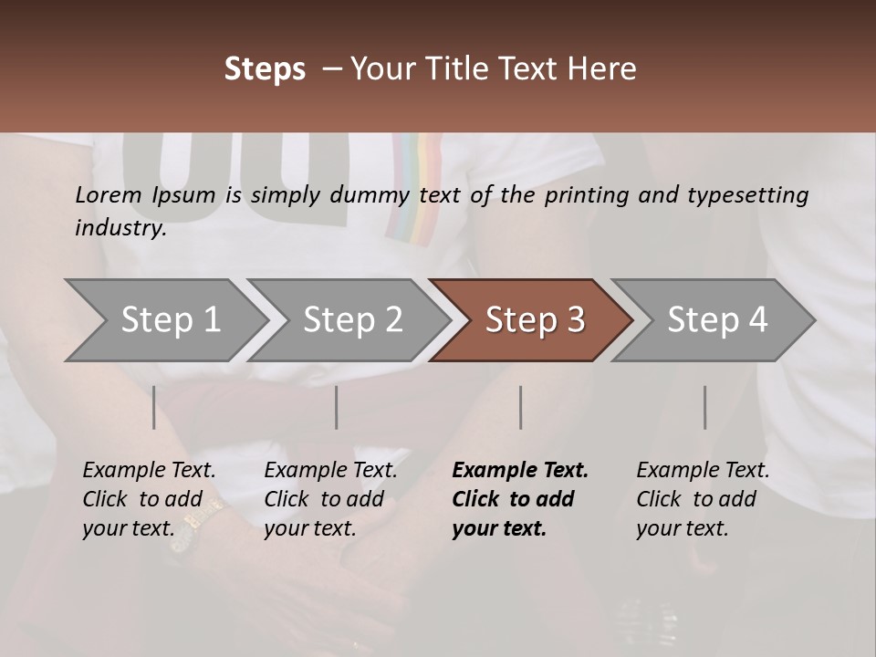 A Woman In A White T - Shirt Is Holding Her Hands In Her Pockets PowerPoint Template