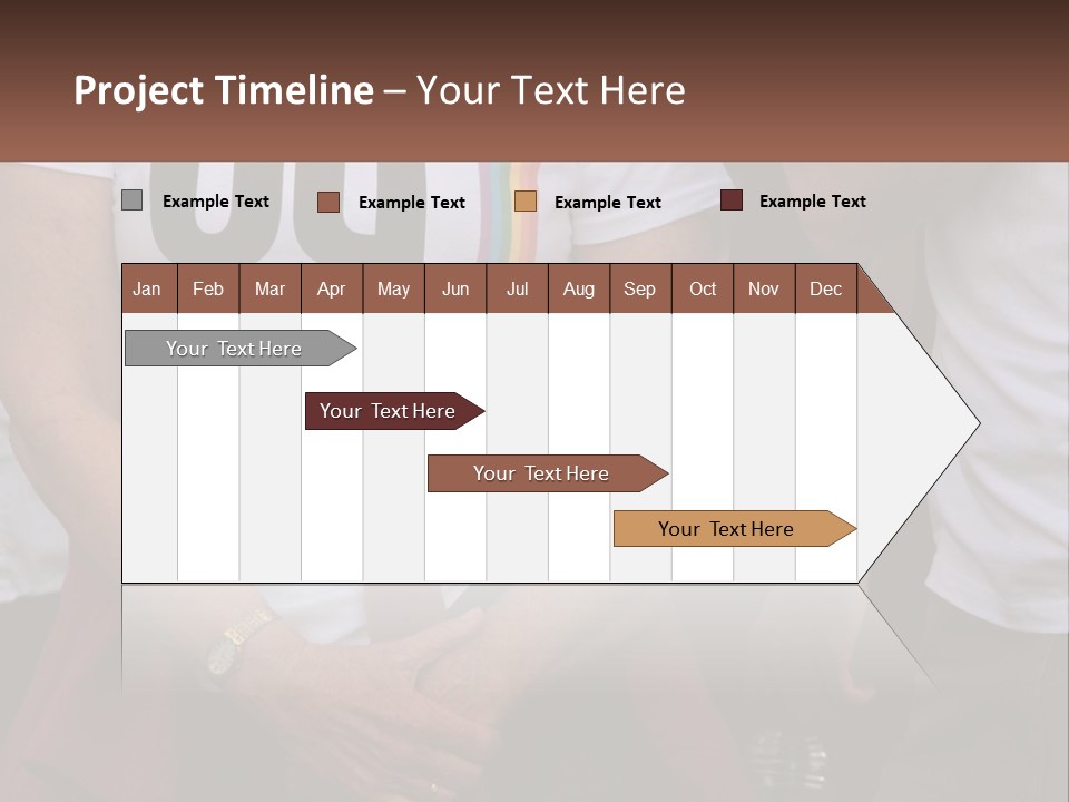 A Woman In A White T - Shirt Is Holding Her Hands In Her Pockets PowerPoint Template
