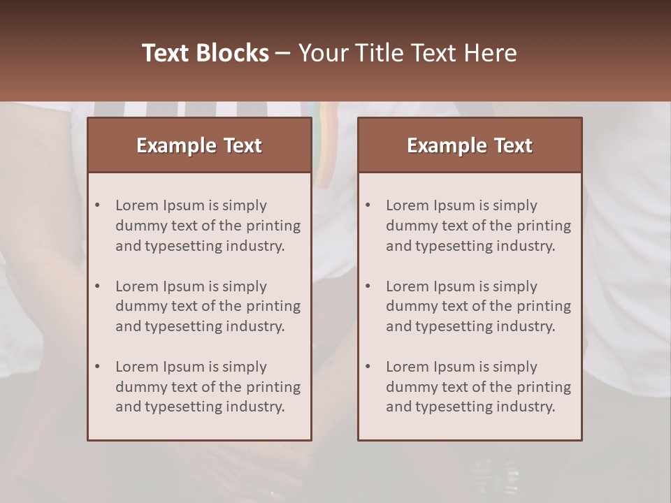 A Woman In A White T - Shirt Is Holding Her Hands In Her Pockets PowerPoint Template