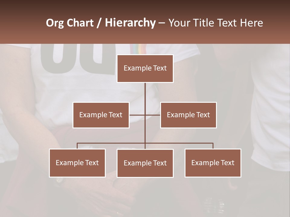 A Woman In A White T - Shirt Is Holding Her Hands In Her Pockets PowerPoint Template