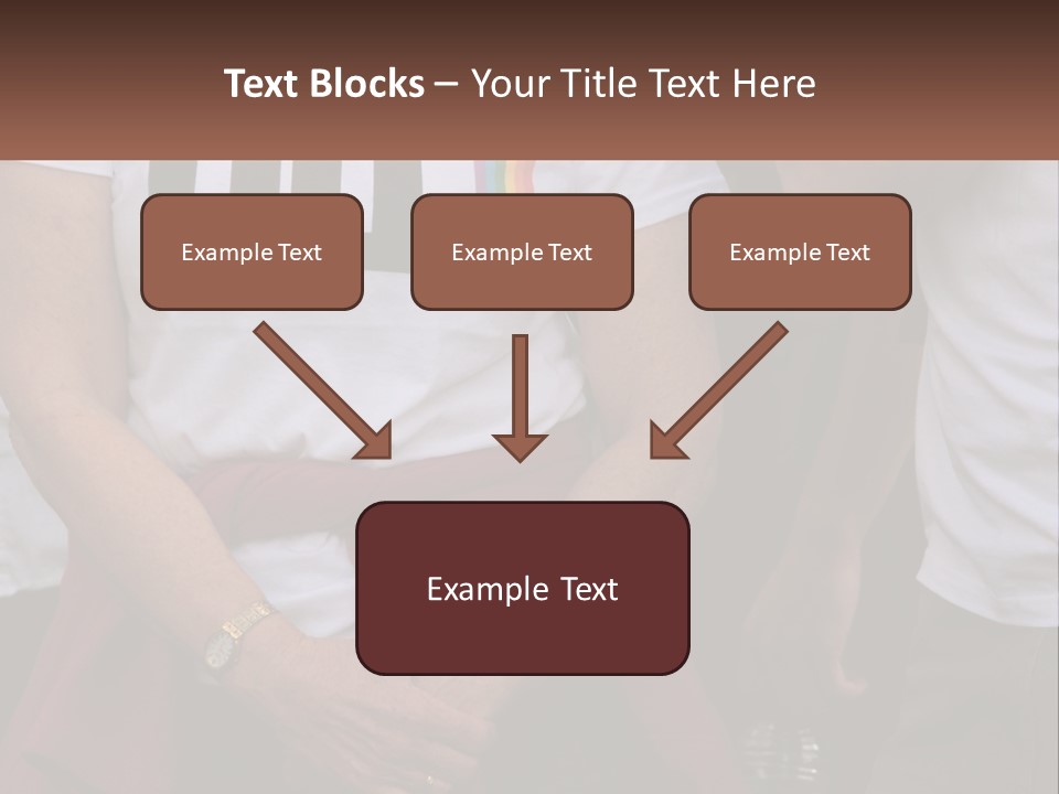 A Woman In A White T - Shirt Is Holding Her Hands In Her Pockets PowerPoint Template