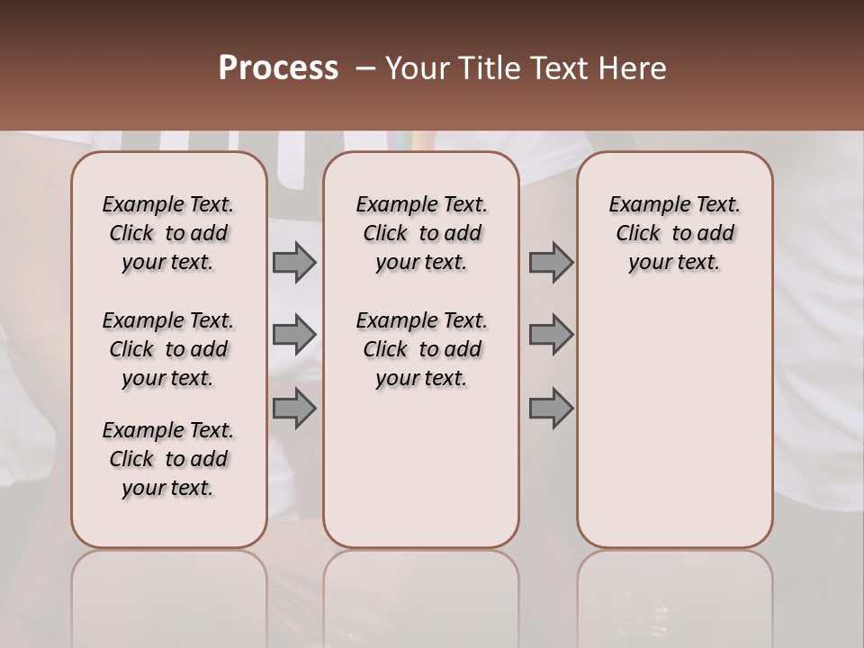 A Woman In A White T - Shirt Is Holding Her Hands In Her Pockets PowerPoint Template