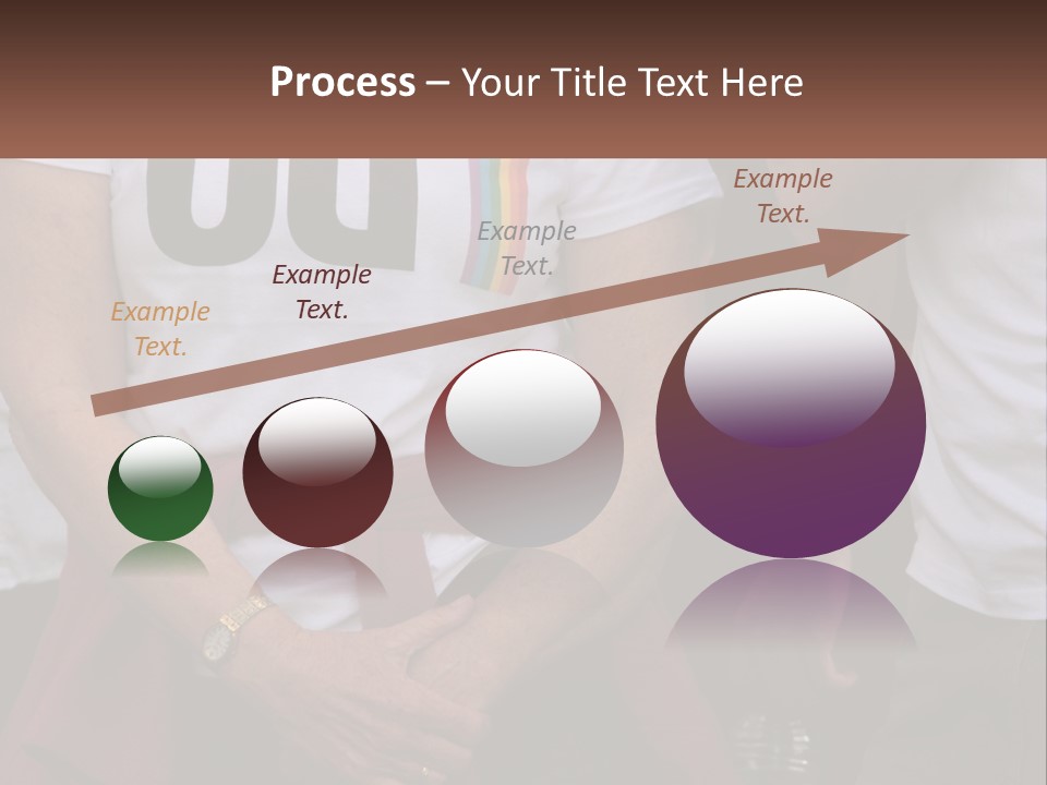 A Woman In A White T - Shirt Is Holding Her Hands In Her Pockets PowerPoint Template