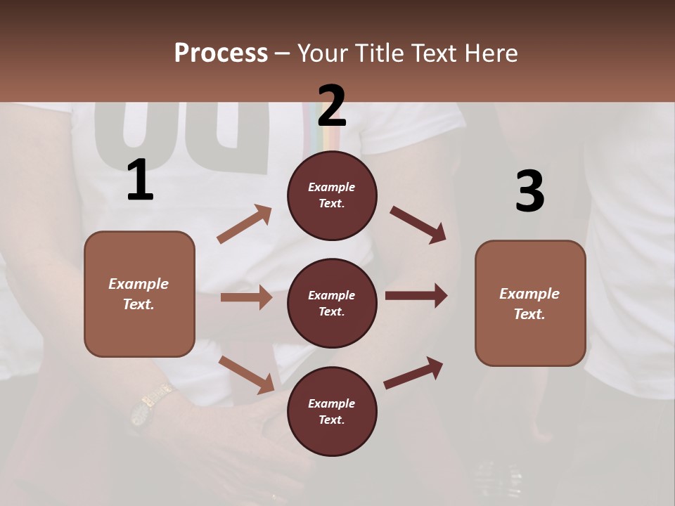 A Woman In A White T - Shirt Is Holding Her Hands In Her Pockets PowerPoint Template