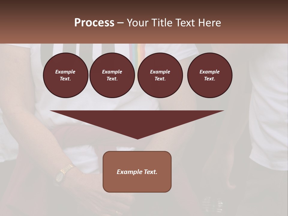 A Woman In A White T - Shirt Is Holding Her Hands In Her Pockets PowerPoint Template