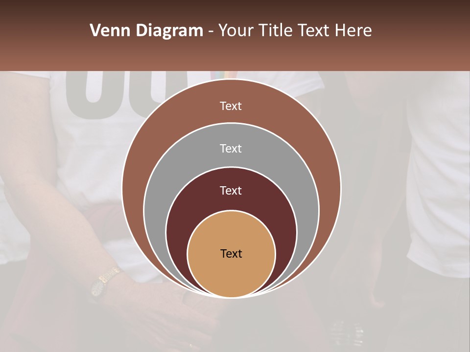 A Woman In A White T - Shirt Is Holding Her Hands In Her Pockets PowerPoint Template