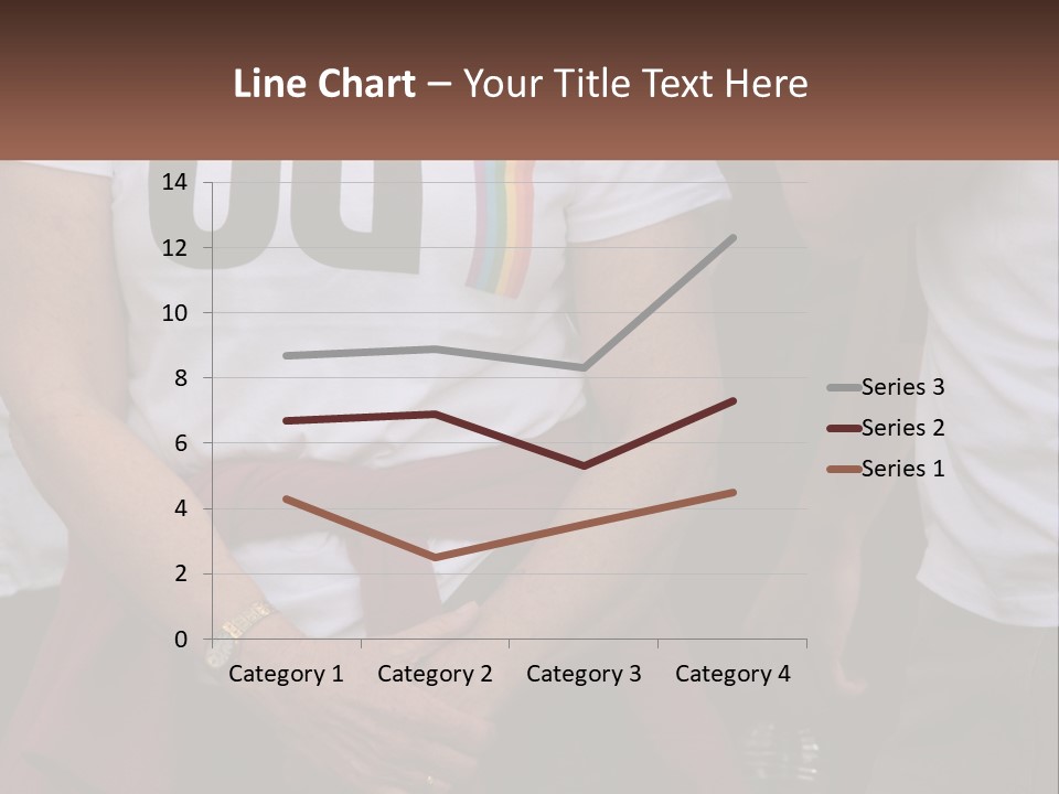 A Woman In A White T - Shirt Is Holding Her Hands In Her Pockets PowerPoint Template
