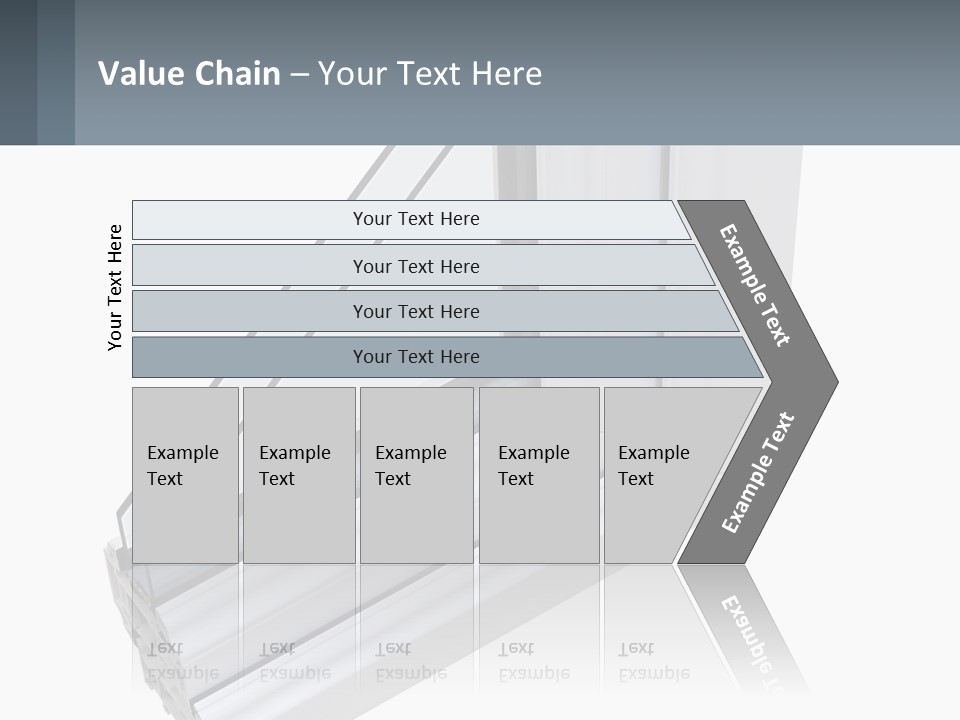 A Picture Of A Window With A White Frame PowerPoint Template