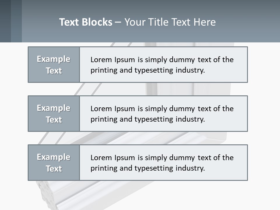 A Picture Of A Window With A White Frame PowerPoint Template