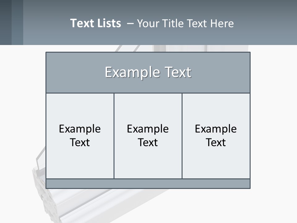 A Picture Of A Window With A White Frame PowerPoint Template