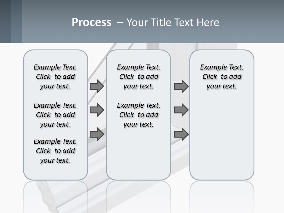 A Picture Of A Window With A White Frame PowerPoint Template