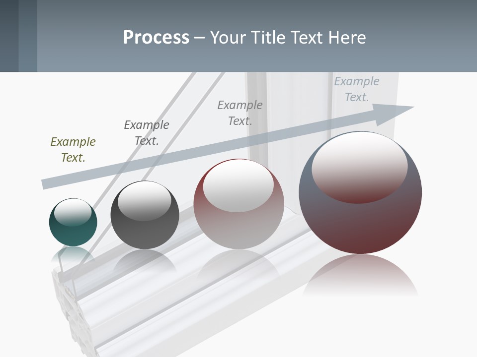 A Picture Of A Window With A White Frame PowerPoint Template