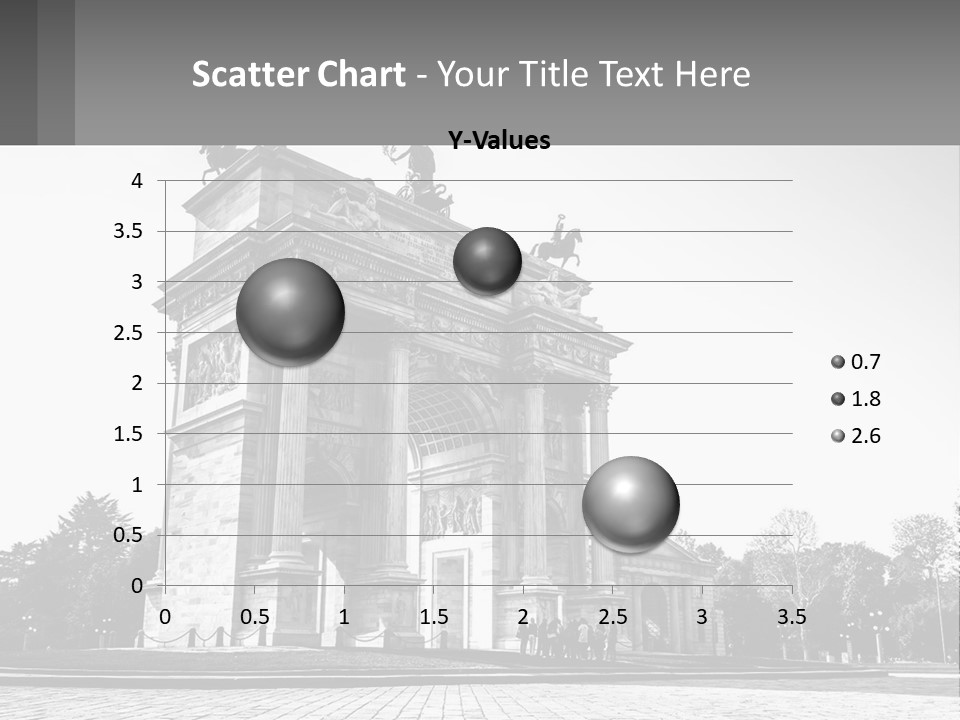 A Black And White Photo Of A Monument PowerPoint Template