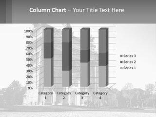 A Black And White Photo Of A Monument PowerPoint Template