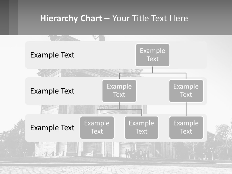 A Black And White Photo Of A Monument PowerPoint Template