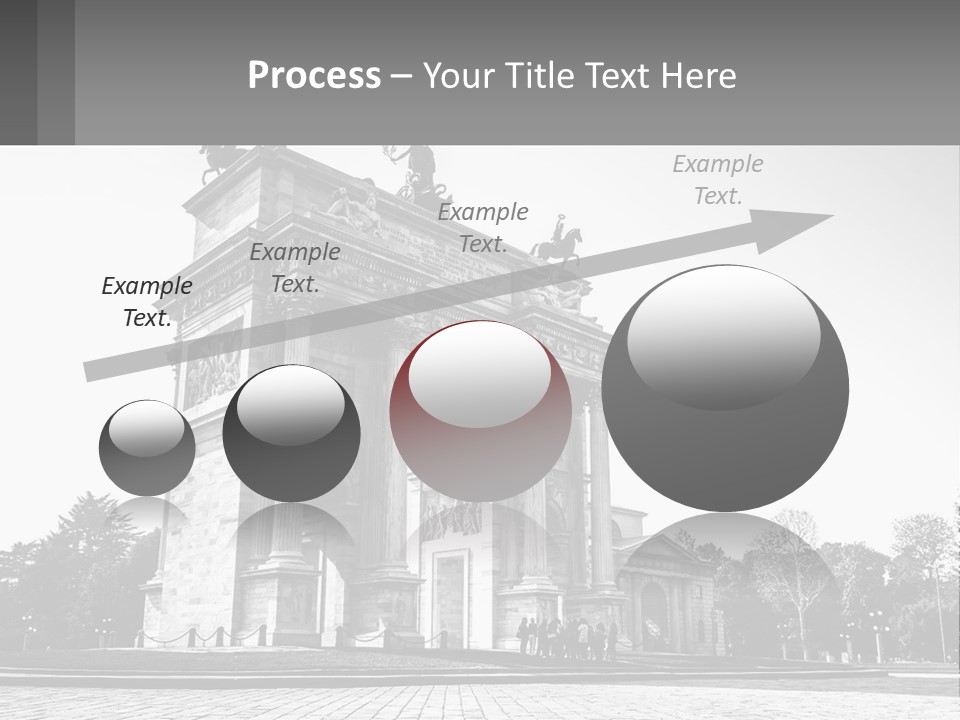 A Black And White Photo Of A Monument PowerPoint Template
