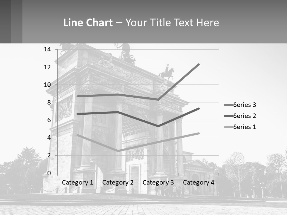 A Black And White Photo Of A Monument PowerPoint Template