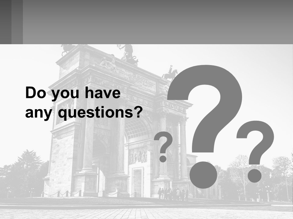 A Black And White Photo Of A Monument PowerPoint Template