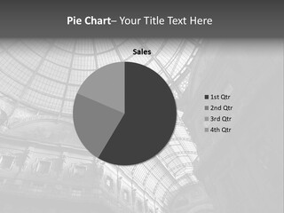 A Large Glass Dome In A Building PowerPoint Template