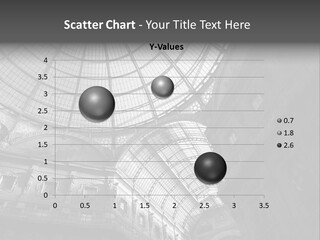 A Large Glass Dome In A Building PowerPoint Template