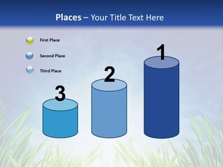 A Blue Sky And Green Grass Powerpoint Template PowerPoint Template