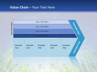 A Blue Sky And Green Grass Powerpoint Template PowerPoint Template