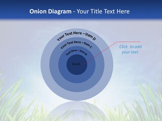 A Blue Sky And Green Grass Powerpoint Template PowerPoint Template