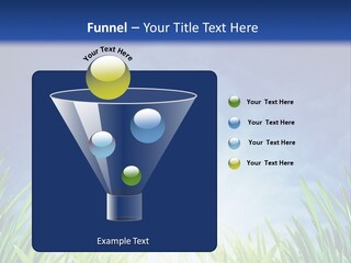A Blue Sky And Green Grass Powerpoint Template PowerPoint Template
