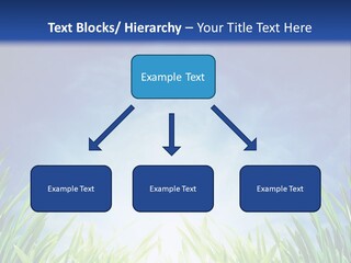 A Blue Sky And Green Grass Powerpoint Template PowerPoint Template