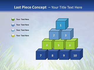A Blue Sky And Green Grass Powerpoint Template PowerPoint Template