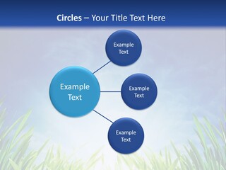 A Blue Sky And Green Grass Powerpoint Template PowerPoint Template