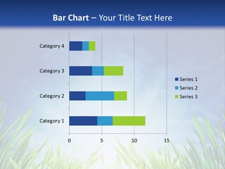 A Blue Sky And Green Grass Powerpoint Template PowerPoint Template