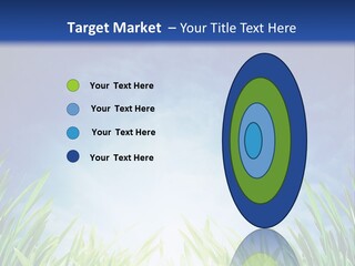 A Blue Sky And Green Grass Powerpoint Template PowerPoint Template