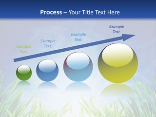 A Blue Sky And Green Grass Powerpoint Template PowerPoint Template