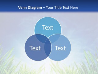 A Blue Sky And Green Grass Powerpoint Template PowerPoint Template
