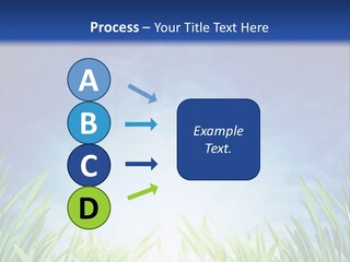 A Blue Sky And Green Grass Powerpoint Template PowerPoint Template