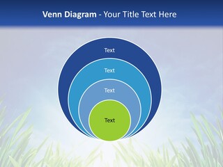 A Blue Sky And Green Grass Powerpoint Template PowerPoint Template