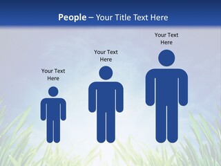 A Blue Sky And Green Grass Powerpoint Template PowerPoint Template