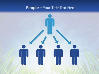 A Blue Sky And Green Grass Powerpoint Template PowerPoint Template
