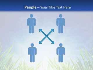 A Blue Sky And Green Grass Powerpoint Template PowerPoint Template