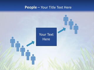 A Blue Sky And Green Grass Powerpoint Template PowerPoint Template