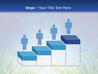 A Blue Sky And Green Grass Powerpoint Template PowerPoint Template
