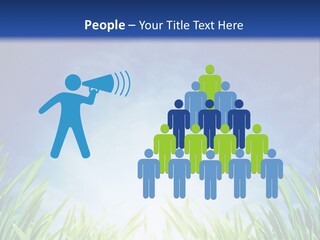 A Blue Sky And Green Grass Powerpoint Template PowerPoint Template