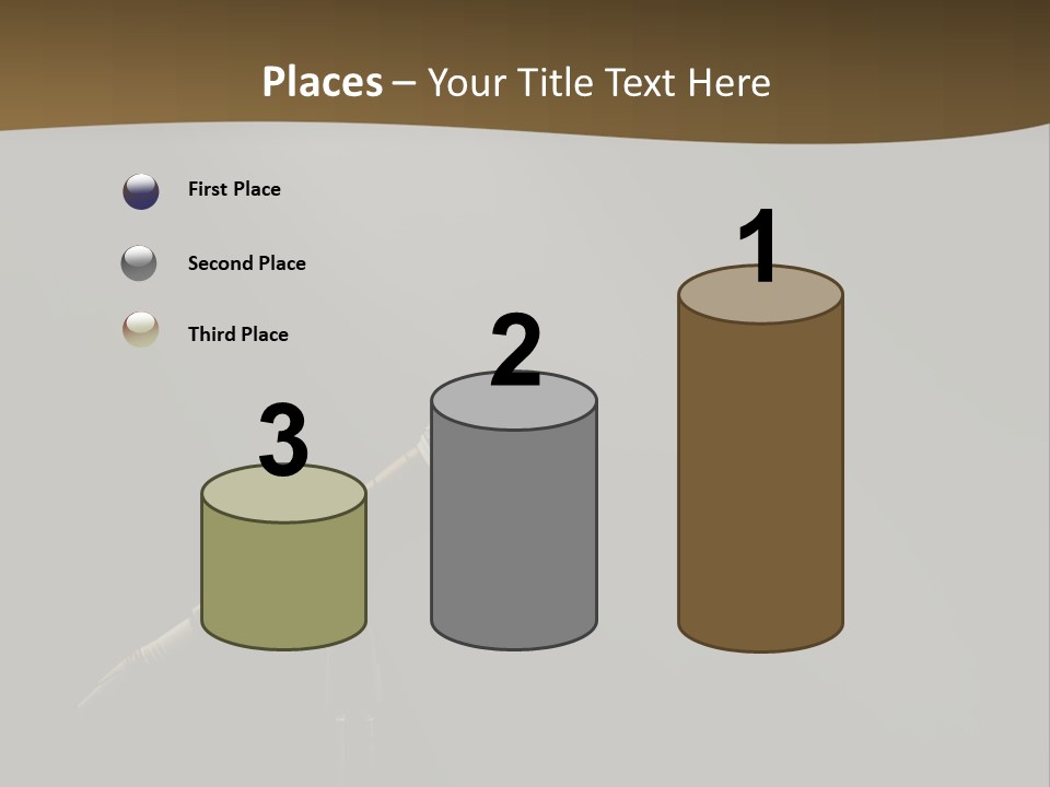 A Microphone On A Stage With A Spotlight On It PowerPoint Template