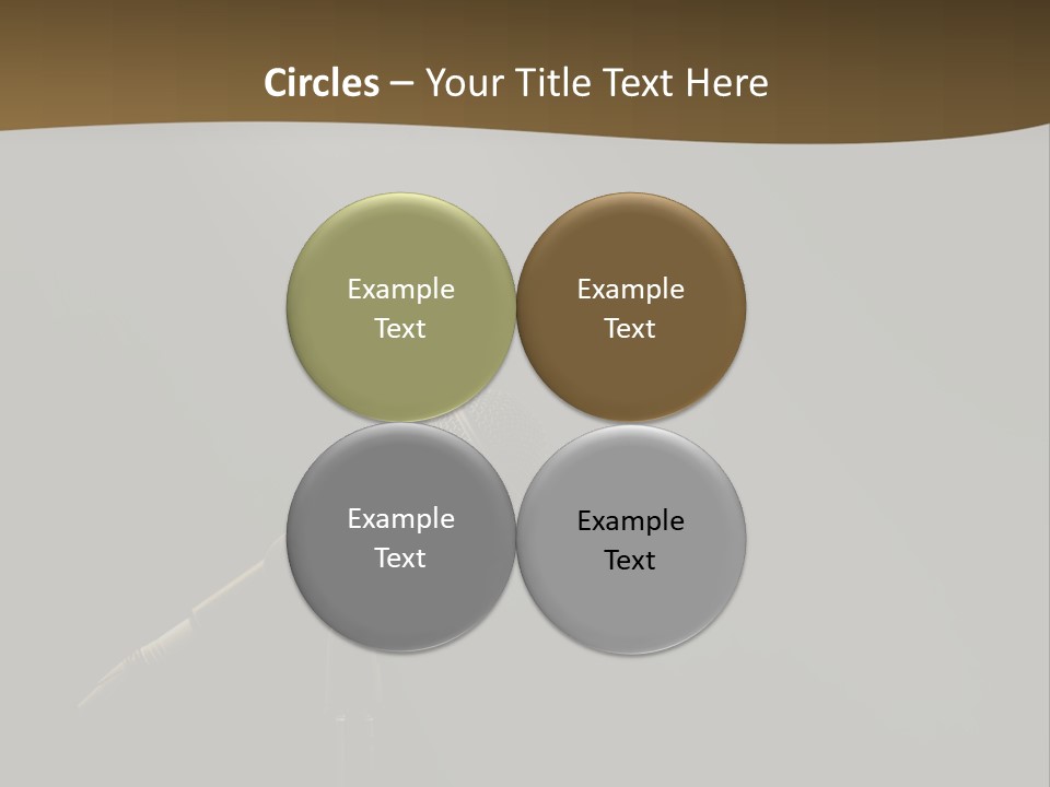 A Microphone On A Stage With A Spotlight On It PowerPoint Template