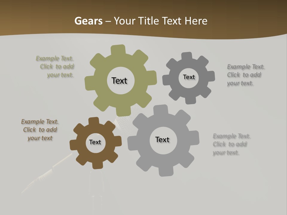 A Microphone On A Stage With A Spotlight On It PowerPoint Template