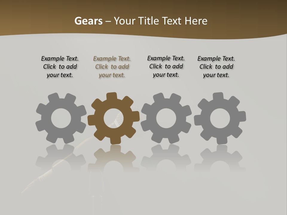 A Microphone On A Stage With A Spotlight On It PowerPoint Template