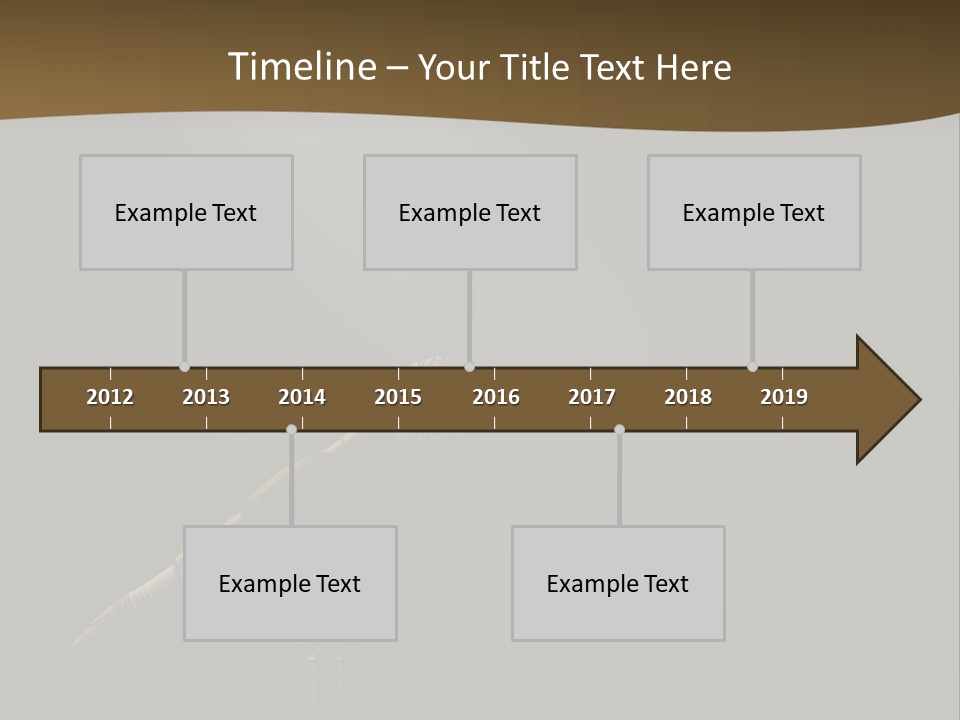 A Microphone On A Stage With A Spotlight On It PowerPoint Template