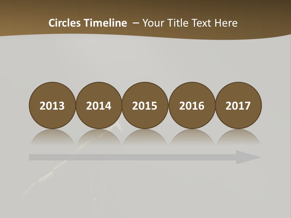 A Microphone On A Stage With A Spotlight On It PowerPoint Template