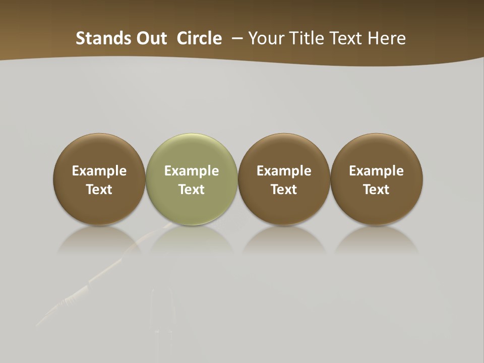 A Microphone On A Stage With A Spotlight On It PowerPoint Template